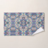 Motif imprimé léopard opale de luxe (Serviette à main)