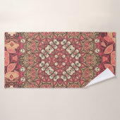 Motif indien abstrait médaillon. Boho et gypsy (Serviette de bain)