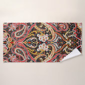 motif indien traditionnel paisley (Serviette de bain)