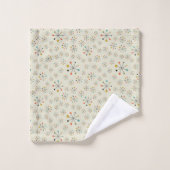 Motif inspiré atomique de la moitié du siècle (Gant de toilette)