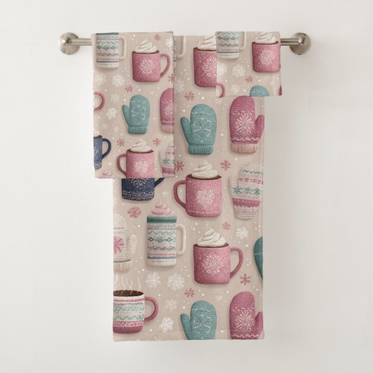 Motif intime hiver sans couture avec Mittens (En situation)