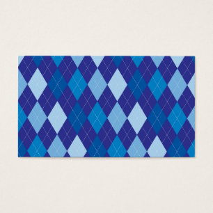 Motif Jacquard bleu