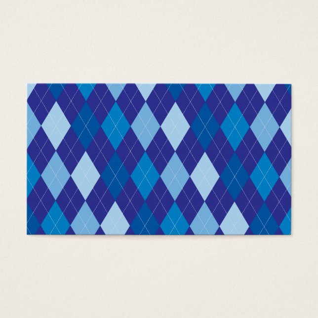 Motif Jacquard bleu (Devant)
