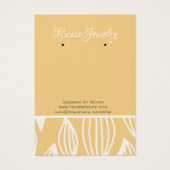 Motif jaune blanc à la feuille Arrière - plan (Devant)