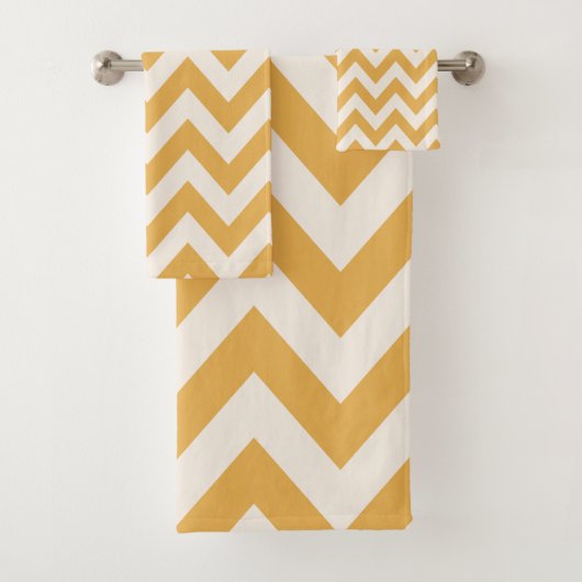 Motif Jaune Chevron Zigzag (En situation)