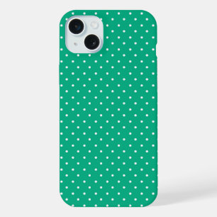 Motif jaune moutarde à pois blancs Tapis de protec