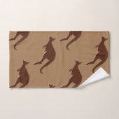 Motif Kangaroo (Serviette à main)