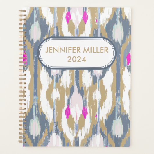 Motif kat géométrique tribal coloré (Devant)