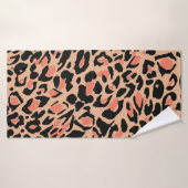 Motif léopard (Serviette de bain)
