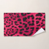 Motif léopard (Serviette à main)