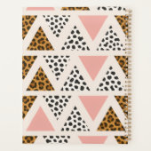 Motif Léopard Chic et Triangle Rose (Dos)