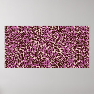 Motif léopard, Empreinte de léopard, Poster de ani