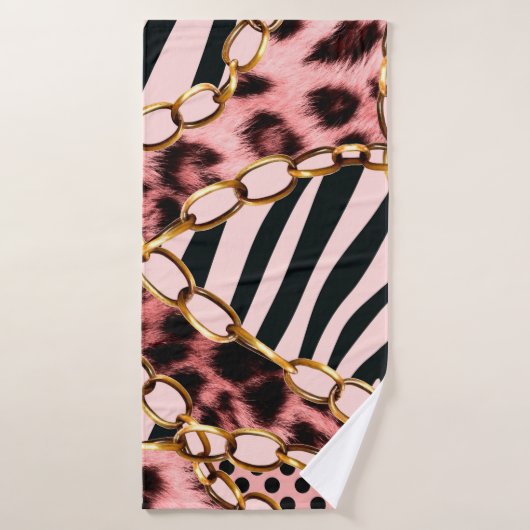 Motif léopard, Empreinte de léopard, Poster de ani (Serviette de bain)
