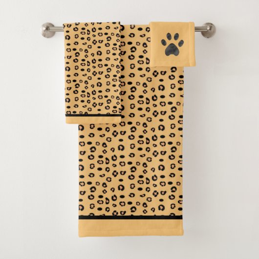 Motif léopard et patte (En situation)