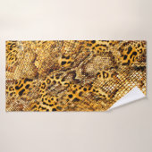 Motif léopard et serpent (Serviette de bain)