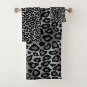 Motif léopard gris