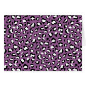 Motif léopard, Spots léopards, Leopard pourpre (Devant horizontal)