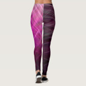 Motif linéaire pourpre - Leggings (Dos)