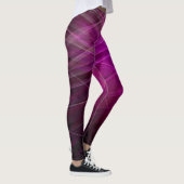 Motif linéaire pourpre - Leggings (Droite)