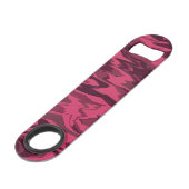 Motif Liquide Ondulé Rose Foncé (Dos Angle)