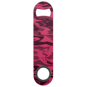 Motif Liquide Ondulé Rose Foncé