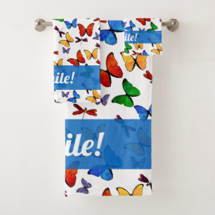 Motif lunatique personnalisé de jardin de papillo