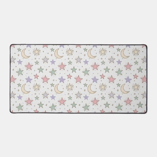 Motif Lune Étoile Fantaisiste (Recto)