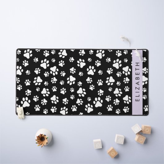 Motif mâle, Patrouilles de chien, Noir et Blanc, V (Tableau pour enfants)