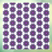Motif mandala 02 en autocollant pour fenêtre viole (Feuille 3)