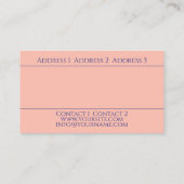 Motif Mandala - Carte de visite (Dos)