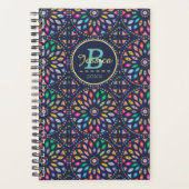 Motif Mandala en verre tendu Personnalisé (Devant)