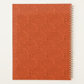 Motif Mandala Orange Terroir Rétro (Dos)