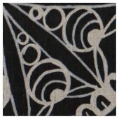 Motif Mandala Tissu Noir (Fermer)