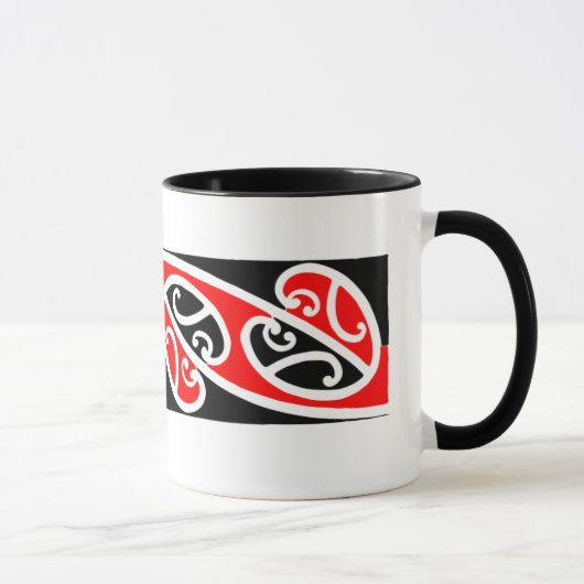 Motif maori 2 de Kowhaiwhai - tasse (Droite)