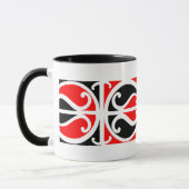 Motif maori 3 de Kowhaiwhai - tasse (Gauche)