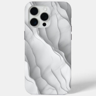 🌊 Motif Marbré Épué en Moderne 🌊 iPhone 15 Pro Max Hoesje