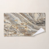 Motif Marbre Frais et Tendance (Serviette à main)