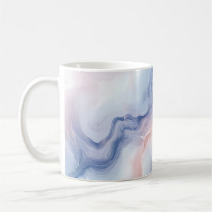 🎨 Motif Marbré Pastel Doux en Elegant 🎨 Koffiemok