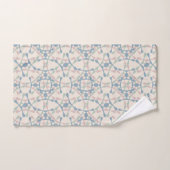 Motif marocain 2 (rose et bleu) (Serviette à main)