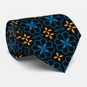 Motif marocain Bleu Cravate élégant cadeau homme (Roulé)