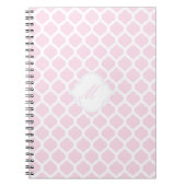 Motif marocain rose avec Carnet Monogram (Devant)