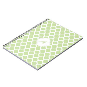 Motif marocain vert avec Carnet Monogram