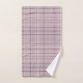 Motif mauve rose (Serviette à main)