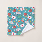 Motif Médicale d'icône (Gant de toilette)