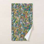 Motif Médicale d'icône d'art abstrait (Serviette à main)