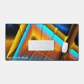 Motif métallique bleu-or 33 (Clavier et souris)