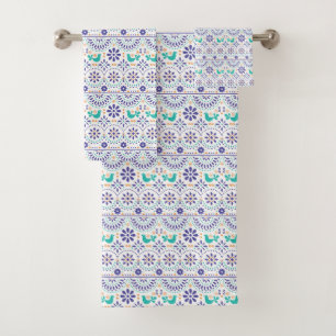 Motif mexicain d'art populaire de tuile d'oiseau