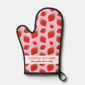 Motif mignon à fraise rouge Ajouter un texte perso (Recto)