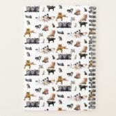 Motif mignon avec des photos de Chats et chatons (Dos)