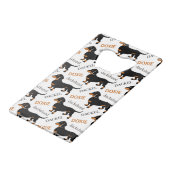 Motif mignon de chien de Doxie de teckel (Dos Angle)
